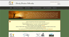Desktop Screenshot of charitychristianfellowship.org